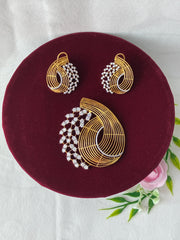 CZ Elegant Designer Pendant set