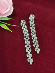 CZ Shimmer long Dangle Earring
