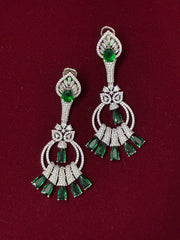 CZ Emerald Green Splendid Dangler