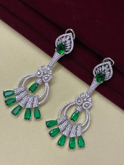 CZ Emerald Green Splendid Dangler