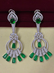 CZ Emerald Green Splendid Dangler