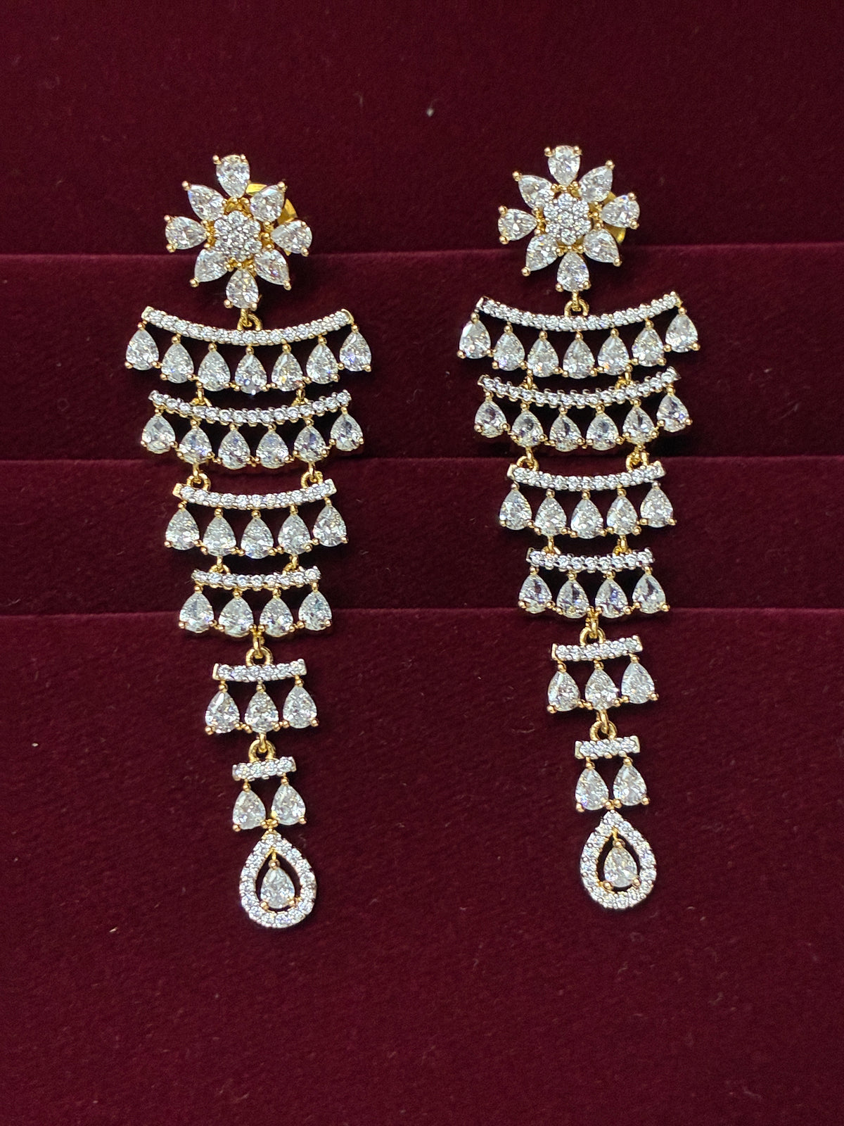 CZ Adorable chandelier Earring
