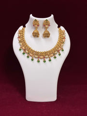 Antique Gold Nakashi Necklace Set