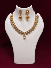 Antique Elegant Line Necklace Set