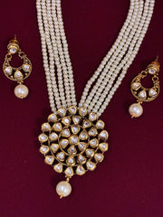 Antique Pearl layers designer Necklace Set