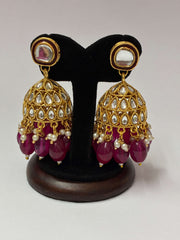 Antique Deeppink Beautiful Choker Necklace Set