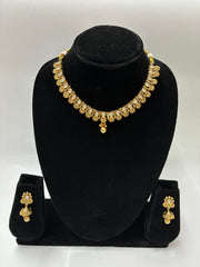 Antique Elegant Line Necklace Set