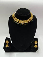 Antique Gold Nakashi Necklace Set