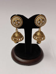 Antique Elegant Round Stud Necklace Set