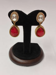 Kundan Royal Ruby Drop Necklace set