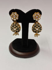 Antique Green Drop design pearl Necklace Set