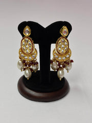 Antique pearl ruby beads Necklace Set