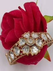 Kundan Openable Splendid Floral Kada
