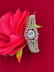 CZ Elegant Openable Floral Kada