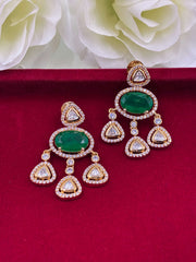 Kundan Chandelier Drop Earrings