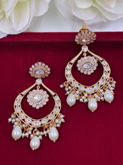 Kundan Chandbali Style Earring