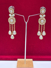 Kundan Tear Drop stone Earring