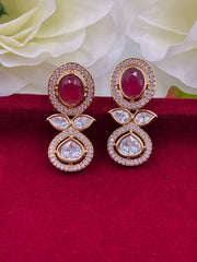 Kundan Ruby Delicate Earring