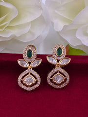 Kundan Emerald Green Classic Earring