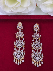 CZ Long Chand Earring