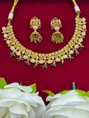 Antique Gold Nakashi Necklace Set