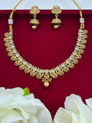 Antique Elegant Line Necklace Set