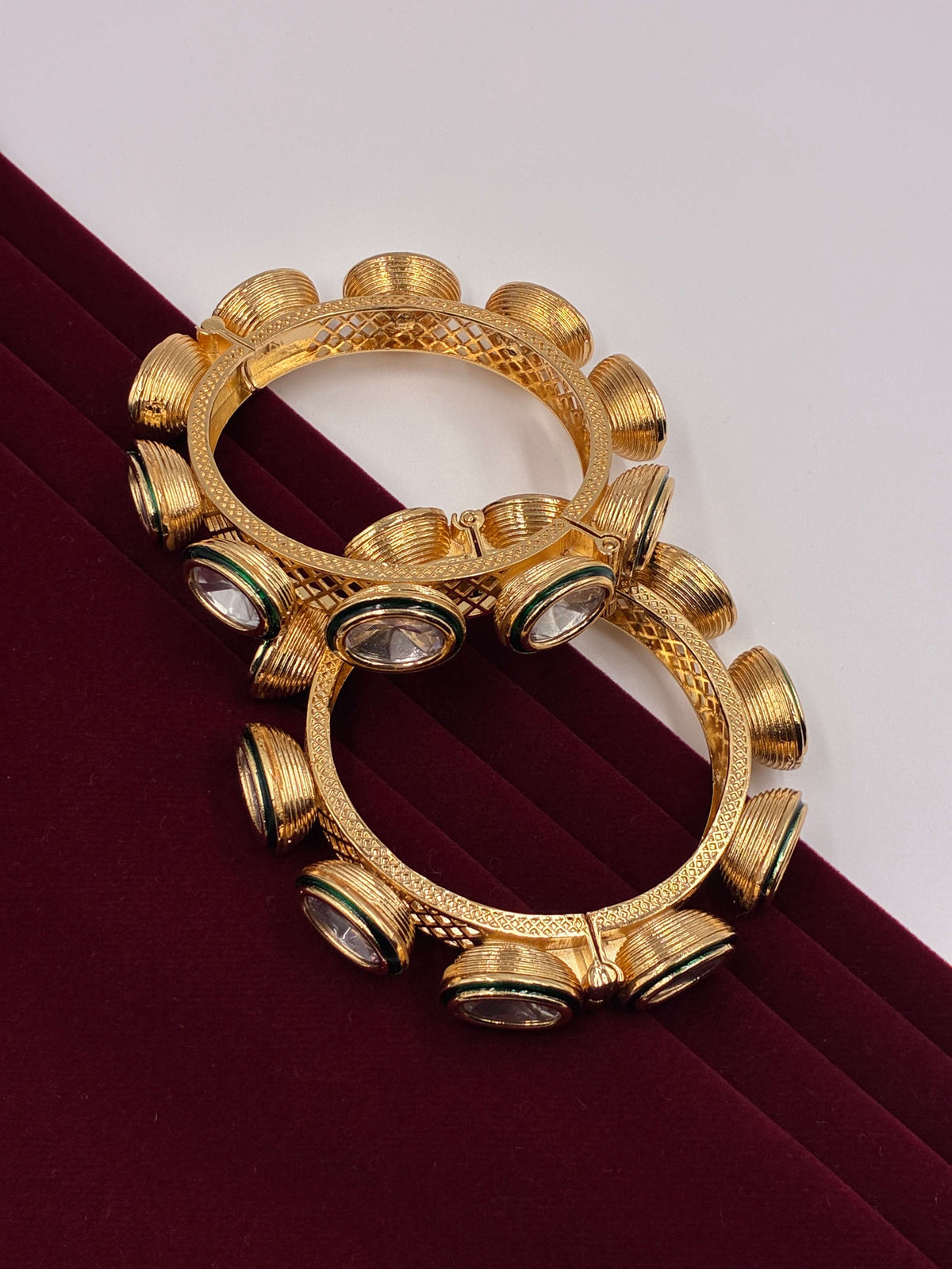 Kundan Elegant openable Bangle