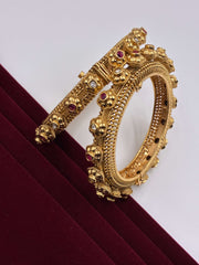 Antique Pacheli Style Openable Bangle