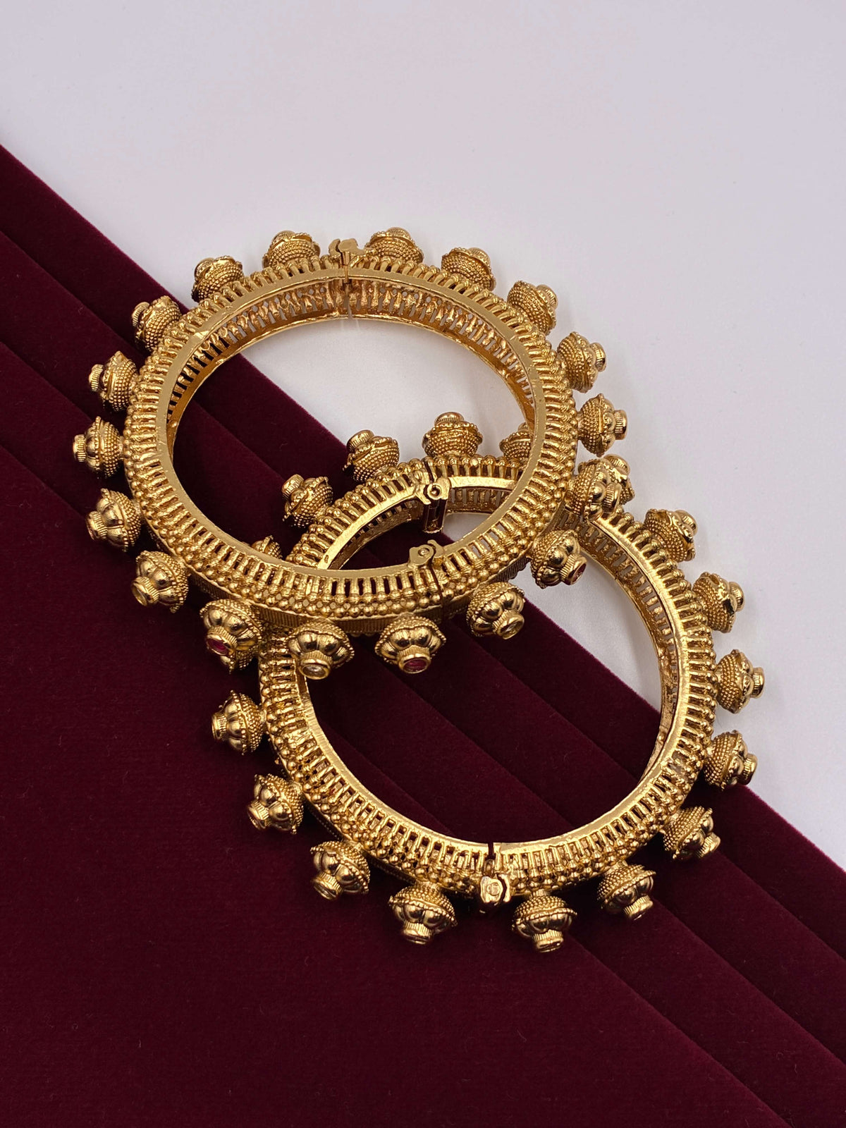 Antique Pacheli Style Openable Bangle