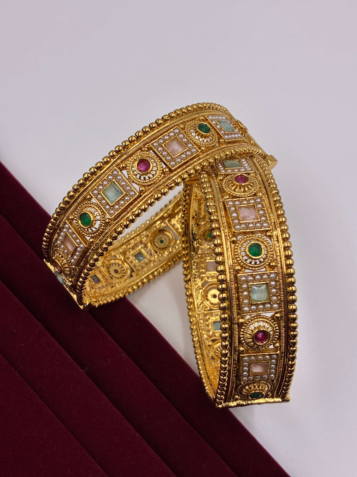 Antique Broad Designer Openable Bangle