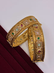 Antique Broad Designer Openable Bangle