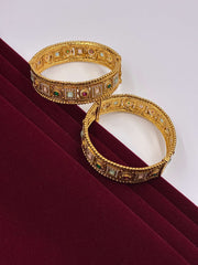 Antique Broad Designer Openable Bangle