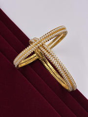 Traditional Ethnic Single Line Pearl Bangle