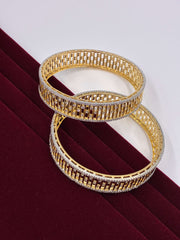 CZ Fascinating Broad Jali Work Bangle