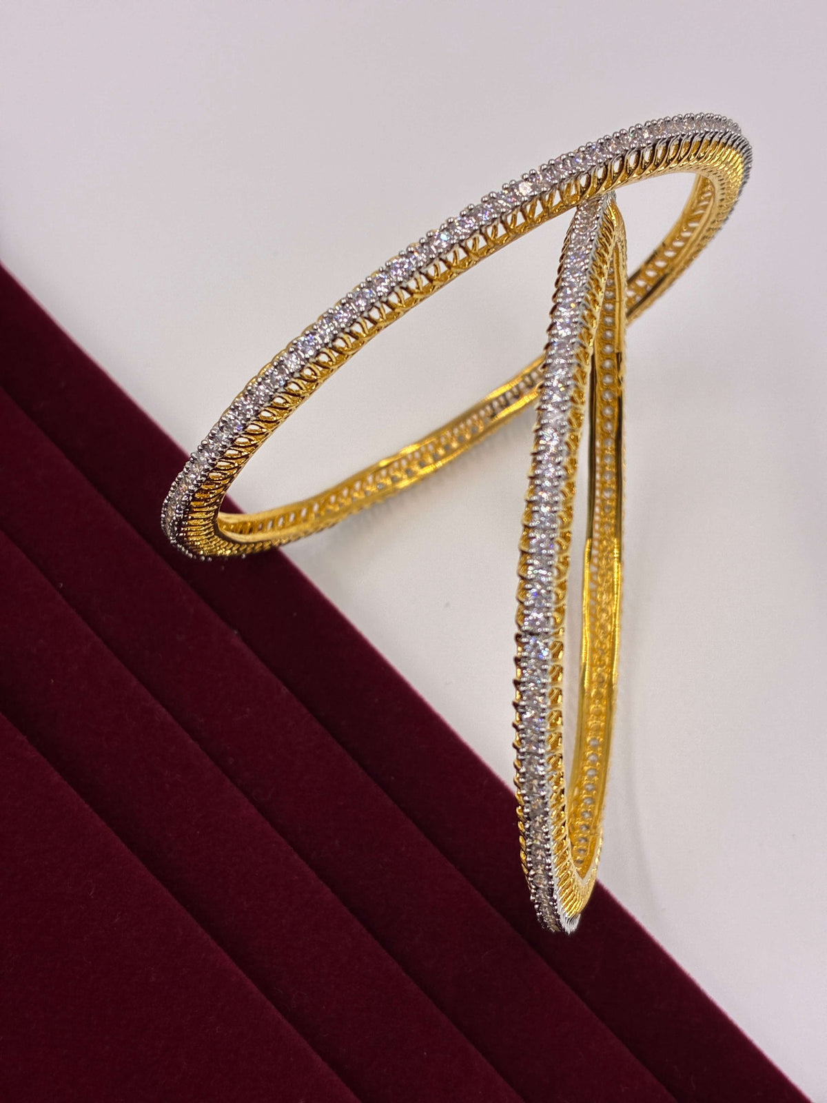 CZ Classic Single Line Bangle