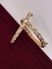 Kundan Radiant openable Bangle