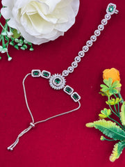 CZ Emerald Green designer Hathphool