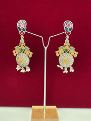Oxidised Beautifully crafted Multicoloured Earring