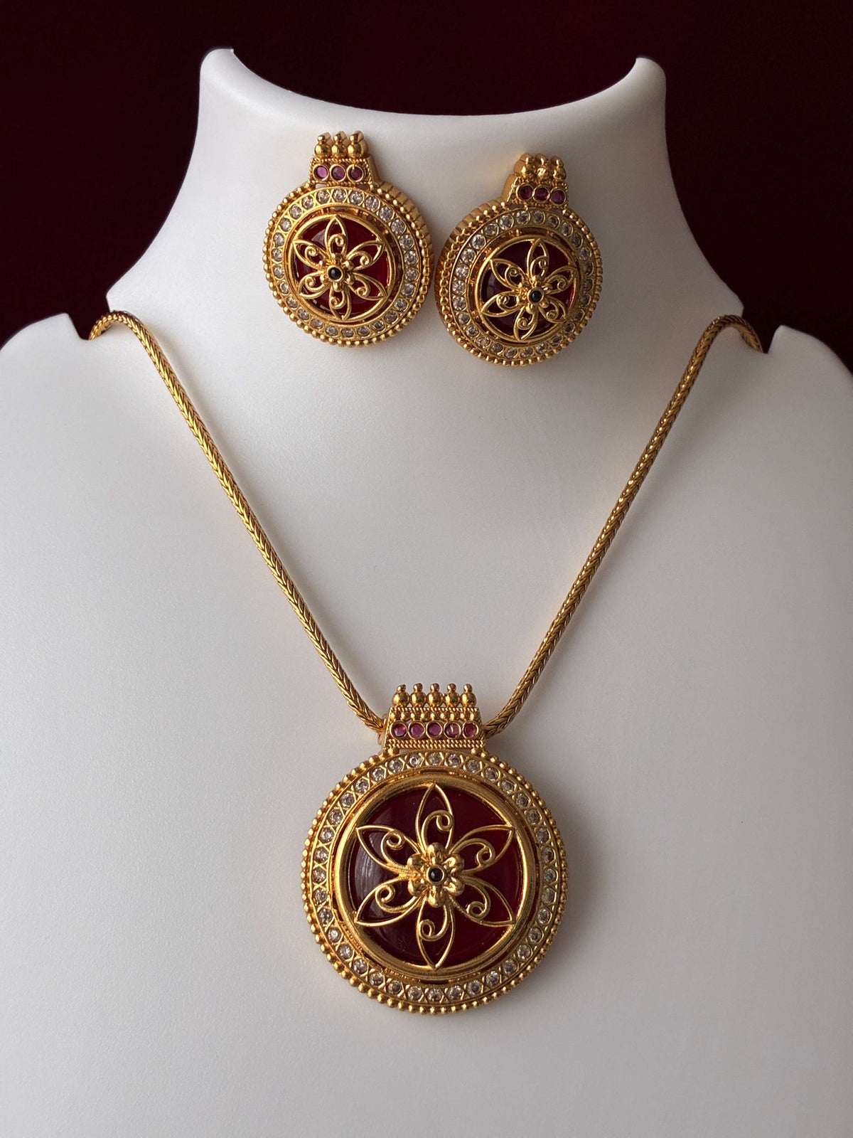 Antique Designer Chain Pendant set