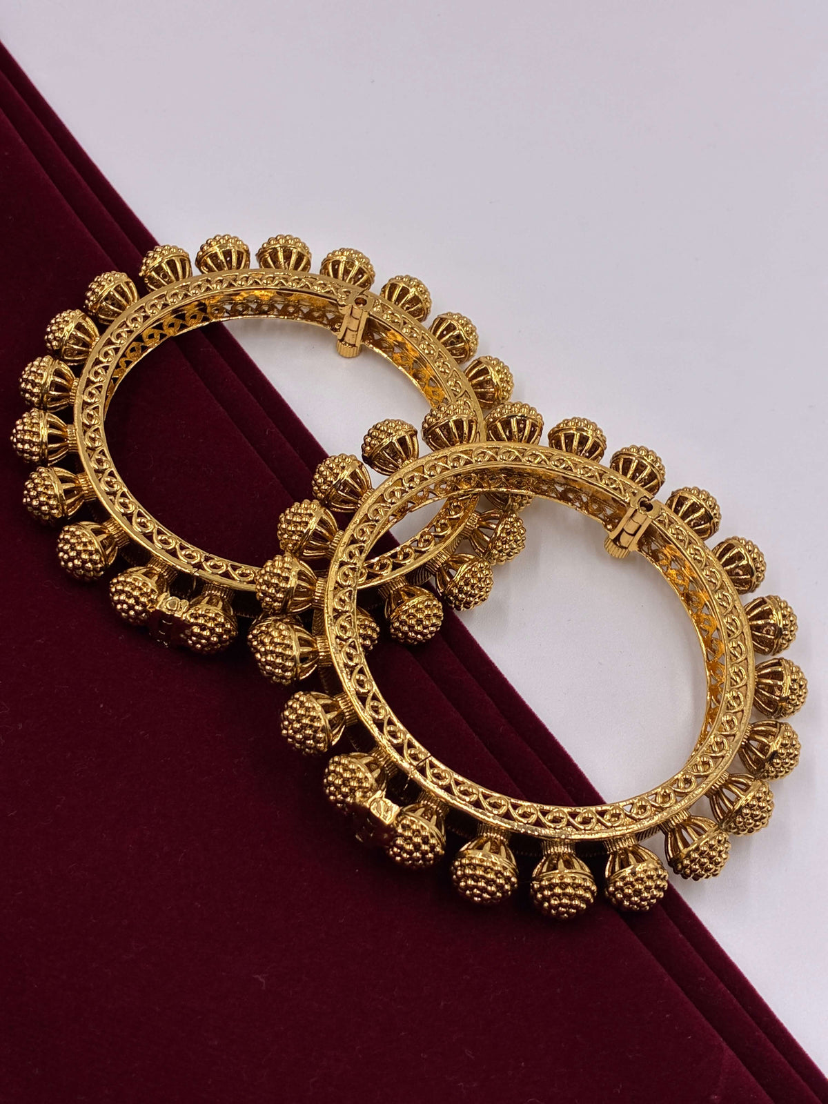 Antique Royal Pacheli Style openable Bangle