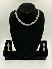 CZ Empress Sequence Necklace Set
