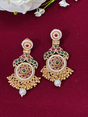 Antique Bead Stone Latkan Earring