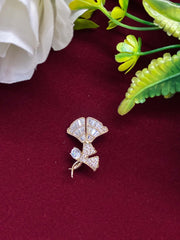Floral Butterfly Brooch