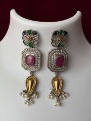 Oxidised Chic Earring