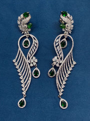 CZ Emerald green adorable Earring