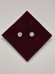 CZ Majestic Spark Solitaire Earrings