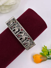 Oxidised Openable Antique Designer Kada