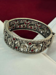 Oxidised Openable Antique Designer Kada